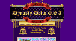 Desktop Screenshot of dynastydollsusa.com